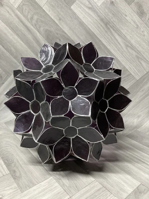 Purple Capiz Shell Pendant Light Shade • £24