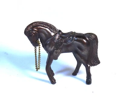 Vintage Metal Western Horse Figurine Vintage Metal Carnival Prize Statue 3  • $4.60