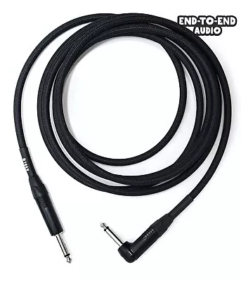 Guitar Instrument Cable - Mogami W2524 Neutrik Plugs Braided Sleeve Handmade • $45.99