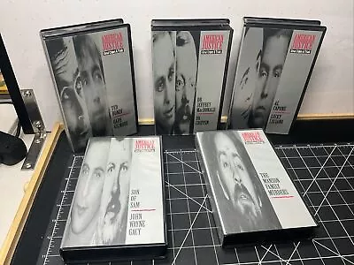 American Justice Great Crimes And Trials VHS Lot - Ted Bundy Manson Son Of Sam • $25