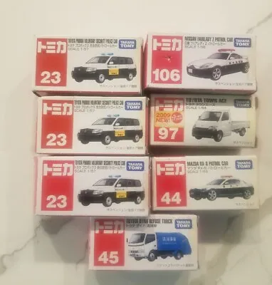 $45 • Buy 7 Tomica Takara Tomy Car Lot - Nissan Fairlady Z Toyota Probox Mazda RX-8 Patrol