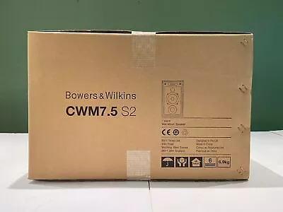 Bowers & Wilkins Reference Series B&W CWM 7.5 S2  Speaker * Retail $1000 Each • $759.95