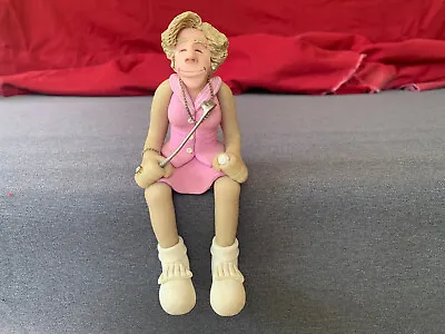 Shelf Sitter Lady Golfer In Pink Dress By J. Manning Limited Edition   • $21.95