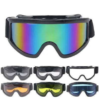 Motorcycle Goggles Motocross Riding Glasses Cruiser Scooter ATV Off-Road Eyewear • $11.99