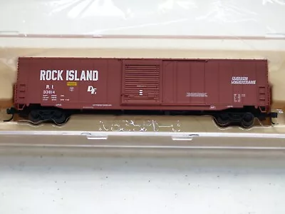 Atlas  N   37252  50' Sd  Box Car   Rock Island    Ri  33814 • $18.25