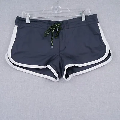 J. Crew Swim Shorts Womens Size 6 Gray Drawstring Pocket Lightweight • $13.59