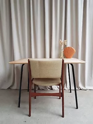 Vtg Late Mid Century Style Industrial Desk Dining Table Danish Scandi Retro R424 • £95