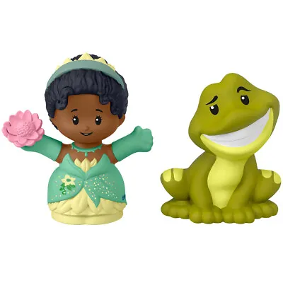 Fisher Price Little People Disney Princess Tiana & Naveen Figure Set HMX84 • $11.95