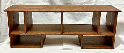 Antique Oak Wood Desk INSERT Section Divided Pigeon Holes Organizer • $19