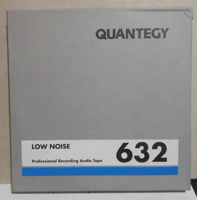 Quantegy Low Noise 632  1/4   7  Reel Professional Recording Audio Tape • $12