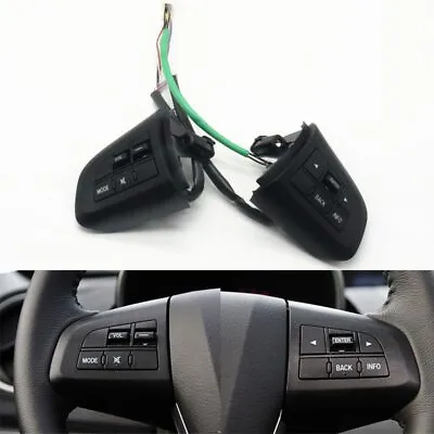 2x Steering Wheel Control Switch Audio Volume Adjust Button For Mazda 3 CX-5 CX7 • $49.99