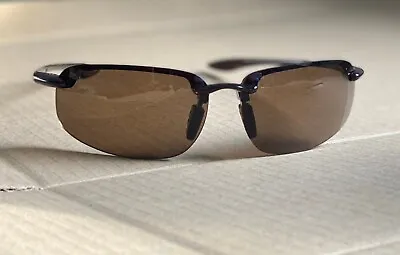 Maui Jim H407-02 Ho'okipa Gloss Brown Frame / HCL Bronze Polarized Lenses • $119.23