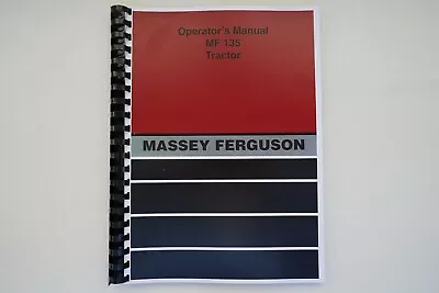 Operators Manual: Massey Ferguson MF135 • £14