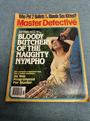 Master Detective Magazine 1980 Assault Cover True Crime Sexy Women • $12.99