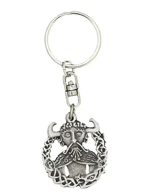 Loki Norse God Key Ring Hand Crafted From Lead Free Pewter In The UK (KR1637) • £6