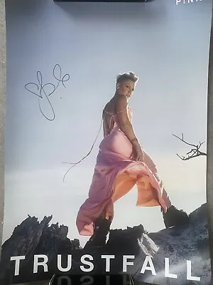 P!nk Trustfall Signed Autographed Trustfall Poster A3 New Summer Carnival Tour • £399.99