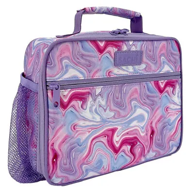 Sachi Style 321 Insulated 26cm Lunch Bag Storage W/ Bottle Holder Marble Swirls • $27