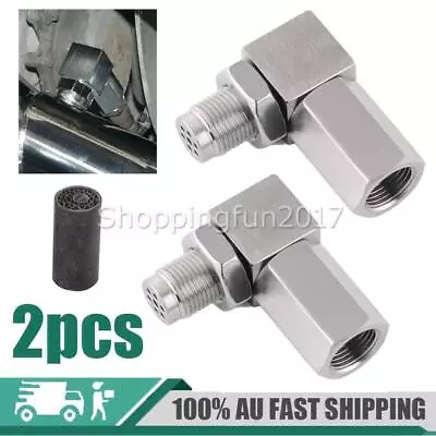 90 Degree O2 Sensor Spacer Adapter Oxygen Extender Extension Converter Catalytic • $29.95