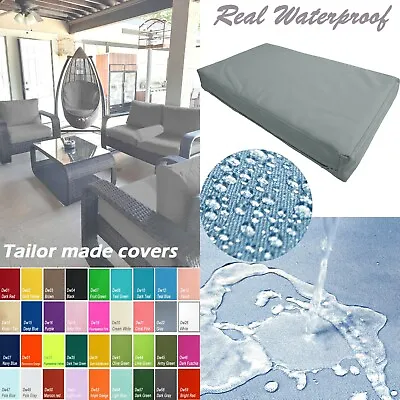 TAILOR MADE COVER*Patio Bench Cushion Waterproof Outdoor Swing Sofa Daybed Dw23 • £57.15