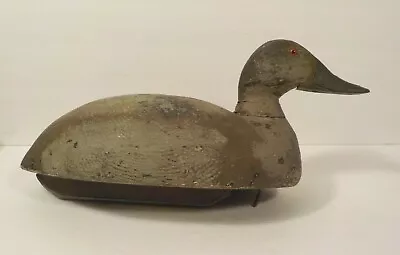 Frank Schmidt Michigan 16  Carved Duck Decoy C. 1930's • $249.99