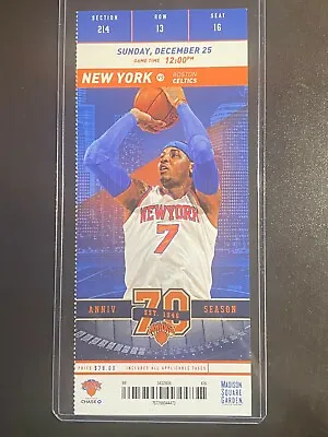 2016-17 New York Knicks NBA Official Mint Ticket Stubs - Pick Any Game! • $9.99