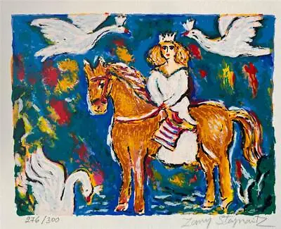 Zamy Steynovitz Goose Queen Hand Signed Limited Serigraph On Paper • $39.99