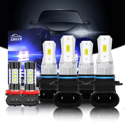 For Chevy Colorado Crew Cab Pickup 2004-2008 LED Headlight + Fog Light Bulbs Kit • $39.99