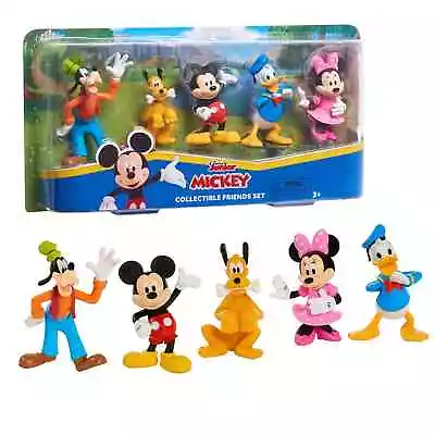 NEW Disney Junior Mickey Mouse Collectible Figure Set 5 Pack Officially Licensed • $14.95