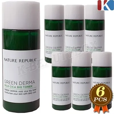 NATURE REPUBLIC Green Derma Mild Cica Big Toner 20ml 6pcs Korean Skin Care NEW • $12.98