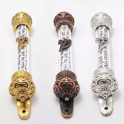 Set 3 Pcs Door Mezuzah Case With Prayer Non Kosher Scroll Shadai 44  Judaica • $30