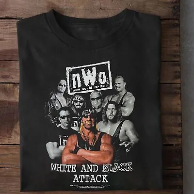 New Rare 1998 WCW NWO HULK HOGAN 90s SHIRT Short Sleeve Men T-Shirt S-5XL 101089 • $6.91