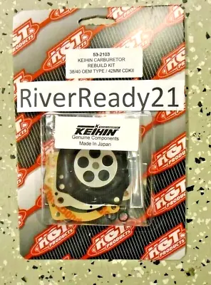 Oem Kawasaki 550 650 750 900 Jet-ski Keihin Carb Rebuild Kit Sx Sxi Zxi Ss CDK2 • $79.95