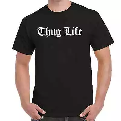 Men's Tee THUG LIFE T Shirt  Compton Nwa Hip Hop Eazy E Gangster Rap  • $28.95