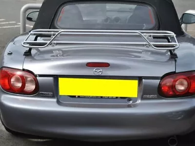 Mazda MX5 MK2 / Miata NB Luggage Boot Rack - Stunning Stainless Steel Rack • $383.27