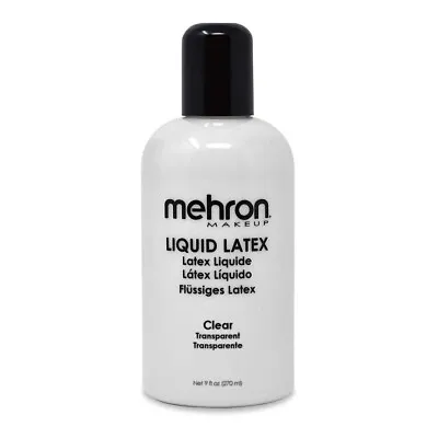 Mehron Liquid Latex Clear Costume Make Up 9 OZ  117 • $20.95