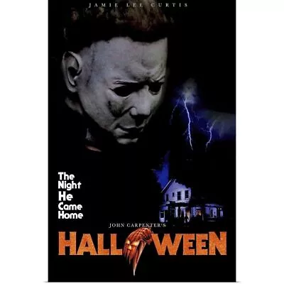 Halloween Movie Poster Luster Finish Michael Myers Jamie Lee Curtis #15 • $10.99