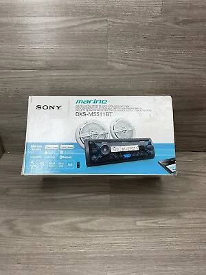 DXS-M5511BT  Sony Marine Bluetooth Media Player USB Aux & Speakers 6.5  • $139.99