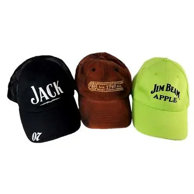Jim Beam Cap Jack Daniel's Hat Scotch Whiskey Washington Virginia Scotland • $33.75