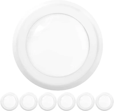Sunco 6 Pack 5/6” LED Disk Lights Flush Mount Ceiling Light Fixture Recessed 400 • £54.39