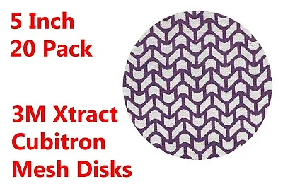 $14.99 • Buy 3M™ 710W Xtract™ 5  Net Sanding Discs Cubitron II ™ Hook And Loop 20 Pack