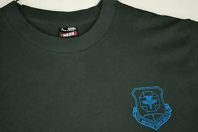 Vintage 90s US Air Force Public Health Military T Shirt Veteran Soft Thin L • $13.99