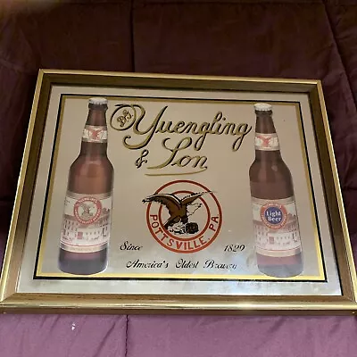 Yuengling & Son Beer Bar Mirror Light Beer & Premium Beer • $102