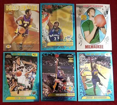 2001-02 Topps Chrome Michael Jordan Kobe Bryant Iverson Duncan O'Neal PSA • $1.14