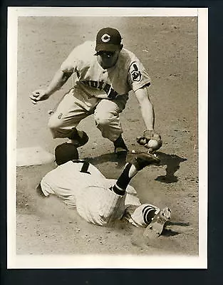 Bill Moran & Jim Rivera 1958 Press Photo Cleveland Indians Chicago White Sox • $14.99