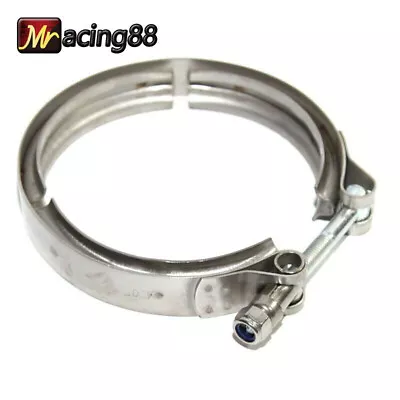 $14.98 • Buy 4inch V-band Clamp Stainless Steel For Intake Pipe Charge Piping Universal