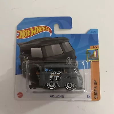 2023 Hot Wheels KOOL KOMBI (MOONEYES GREY VAN) HW SURF'S UP 2/5. Short Card #49 • $5.90