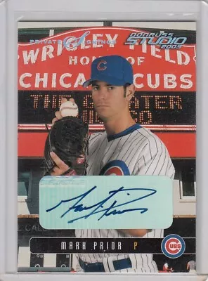 2003 Donruss Studio Private Signings Autograph MARK PRIOR Auto /50 Cubs • $11.99