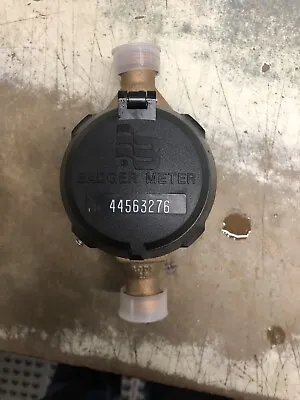 New Nsf-61 Badger 5/8x3/4 M25 Brass Water Meter Gallons! • $80