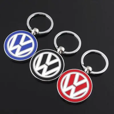 Genuine Volkswagen Round   Metal KeyRing GolfTiguanPolo • $10.72