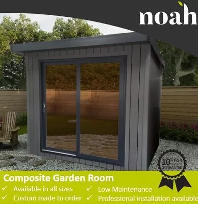 8x8 Composite Garden Room Home Office Home Gym Studio Summerhouse • £7505